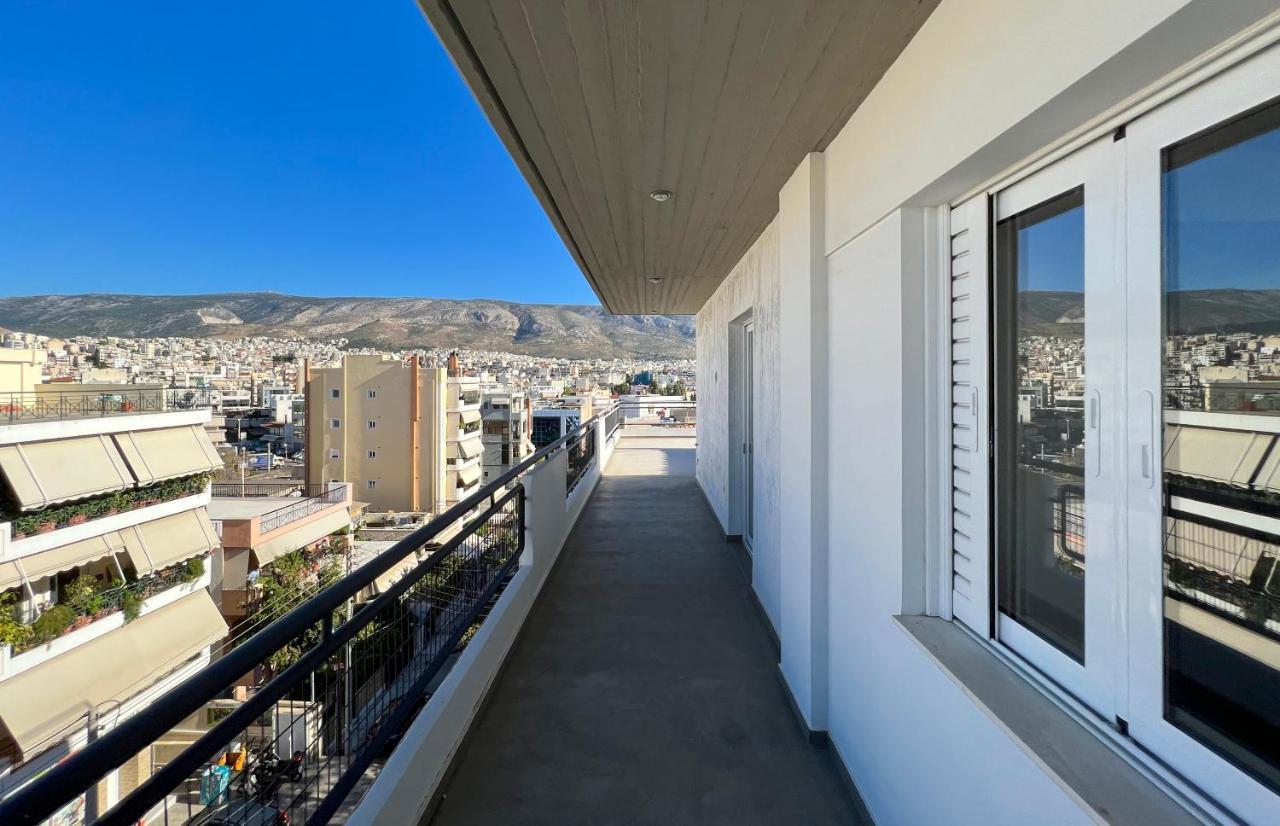 Panoramic Cityscape Maisonette In Agios Dimitrios Athena Bagian luar foto