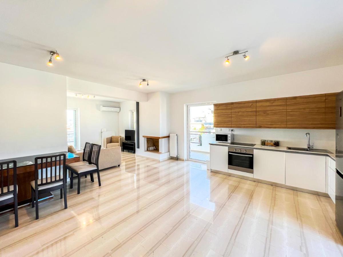 Panoramic Cityscape Maisonette In Agios Dimitrios Athena Bagian luar foto
